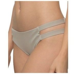Tavik Chloe Womens Large Sand Dune Full Coverage Swim Bikini Bottom Dual Straps